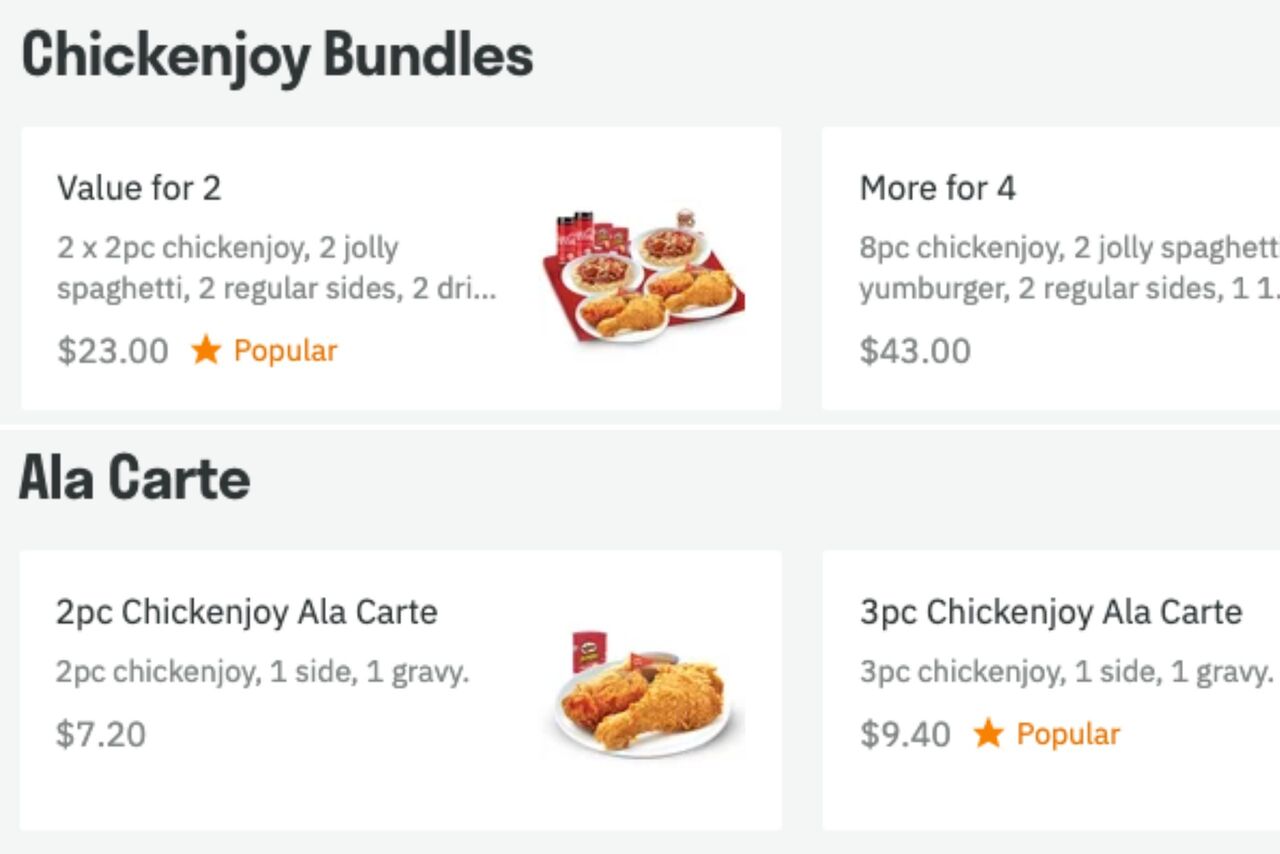 jollibee-singapore-deliveroo-menu-chickenjoy-bundles-ala-carte-order