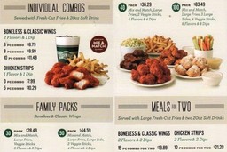 combos of different sizes on food delivery apps